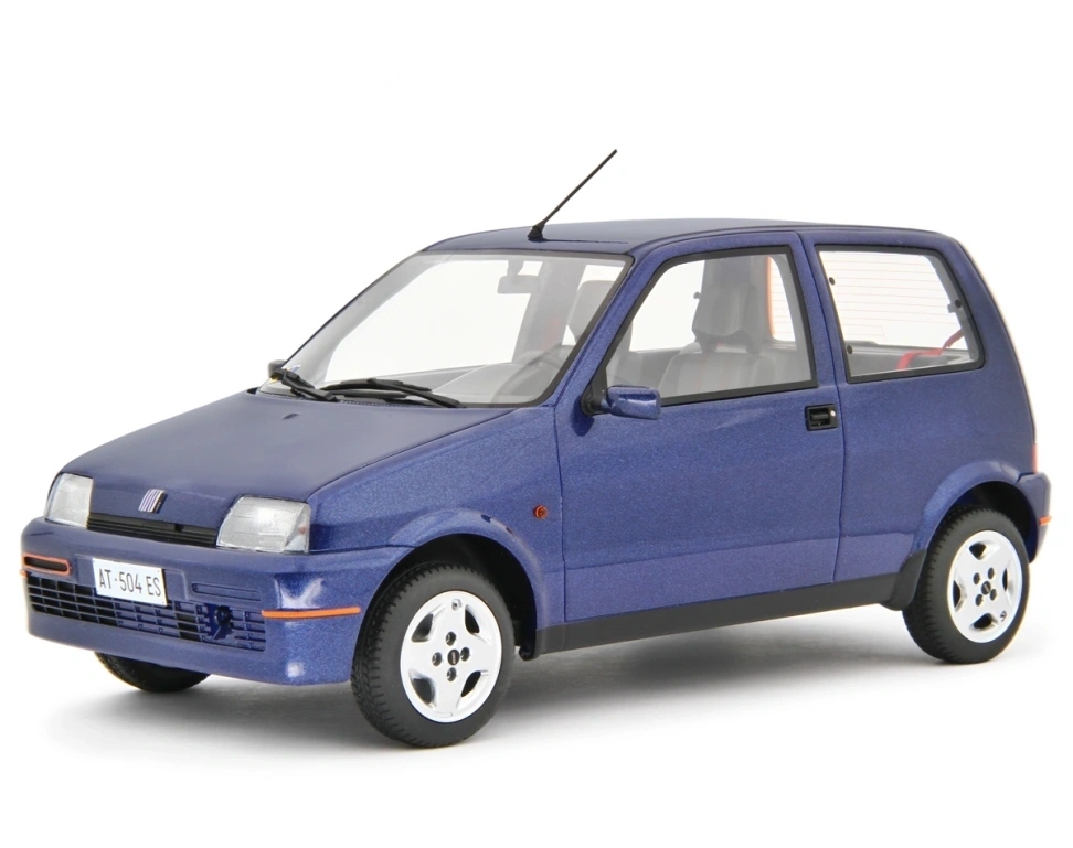 LAUDORACING - 1:18 Fiat Cinquecento Sporting 1996 - Blue met.