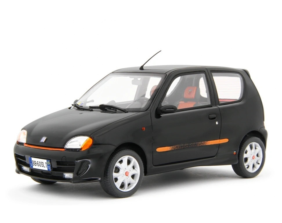 LAUDORACING - 1:18 Fiat Seicento Sporting 1998 - Nero