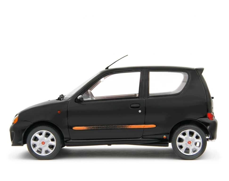 LAUDORACING - 1:18 Fiat Seicento Sporting 1998 - Nero