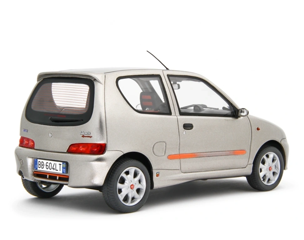 LAUDORACING - 1:18 Fiat Seicento Sporting 1998 - Grigio chiaro met.