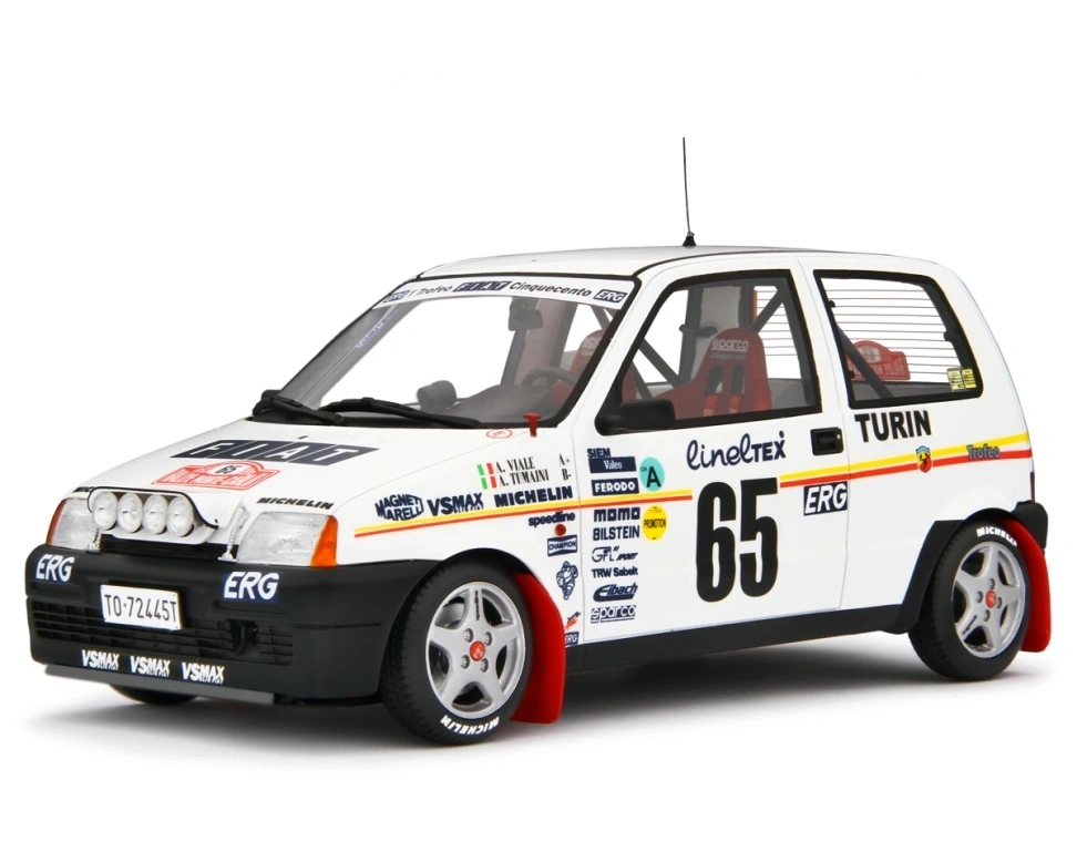 LAUDORACING - 1:18 Fiat Cinquecento Trofeo Rally Montecarlo 1993 Viale