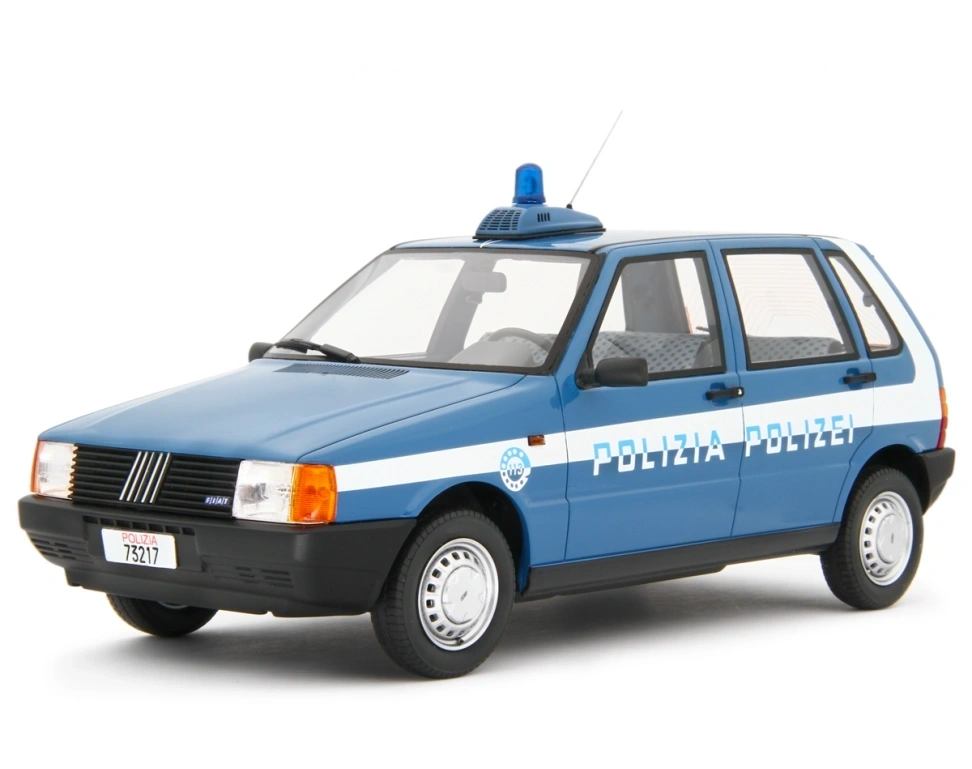 LAUDORACING - 1:18 Fiat Uno 45S 5p 1983 Polizia/Polizei - LM182B-PO