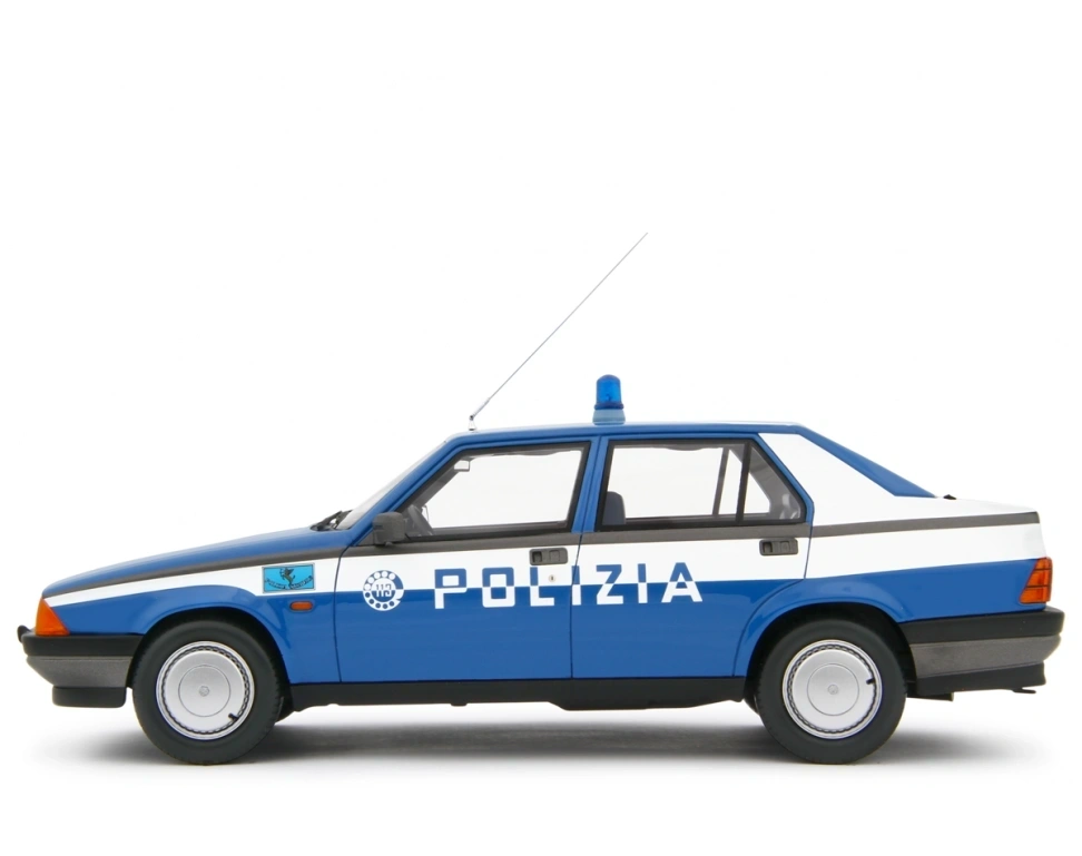 LAUDORACING - 1:18 ALFA ROMEO 75 1.8i 1985 Polizia Stradale