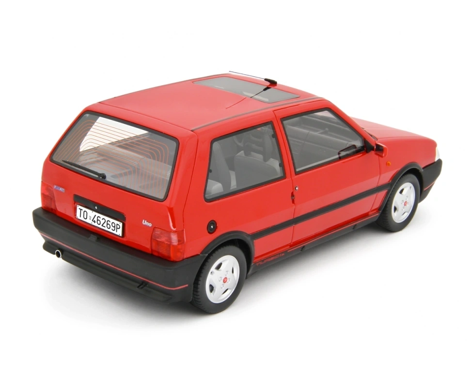 LAUDORACING - 1:18 Fiat Uno Turbo 1.4 i.e.1990 Rosso - LM200E