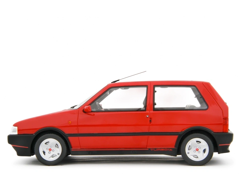LAUDORACING - 1:18 Fiat Uno Turbo 1.4 i.e.1990 Rosso - LM200E