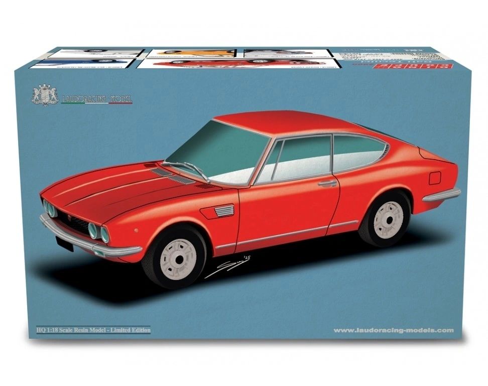 LAUDORACING 1:18 - Fiat Dino Coupé 2000 1967 Rosso