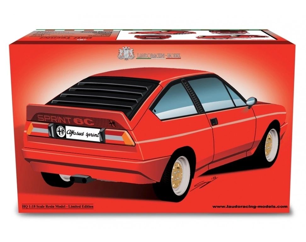 LAUDORACING 1:18 - Alfa Romeo Sprint 6C Prototipo Autodelta 1982