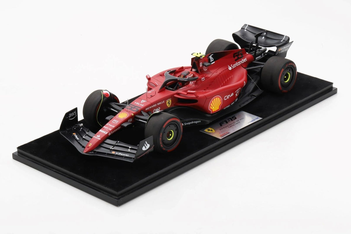 LOOKSMART 1:18 - Ferrari F1-75 Bahrain GP 2022 Carlos Sainz jr. 2nd place