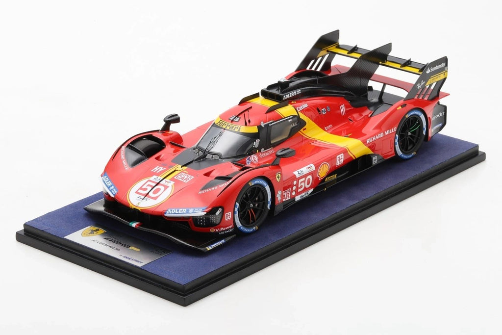 LOOKSMART 1:18 - Ferrari 499P AF Corse Pole Position/5th Le Mans 2023 Fuoco-Molina-Nielsen