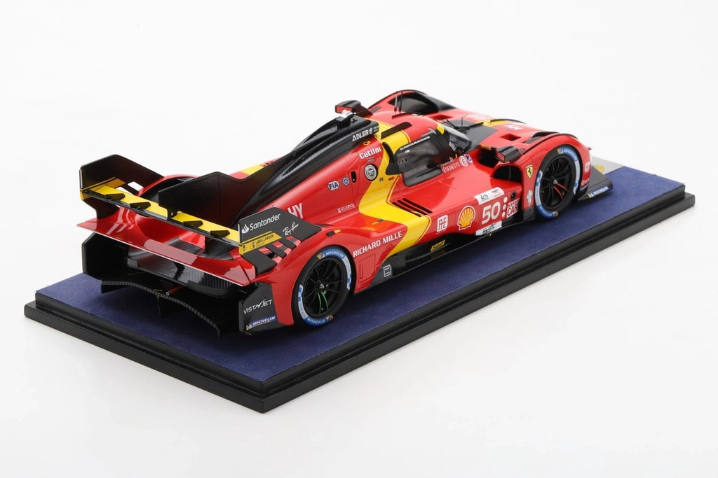 LOOKSMART 1:18 - Ferrari 499P AF Corse Pole Position/5th Le Mans 2023 Fuoco-Molina-Nielsen