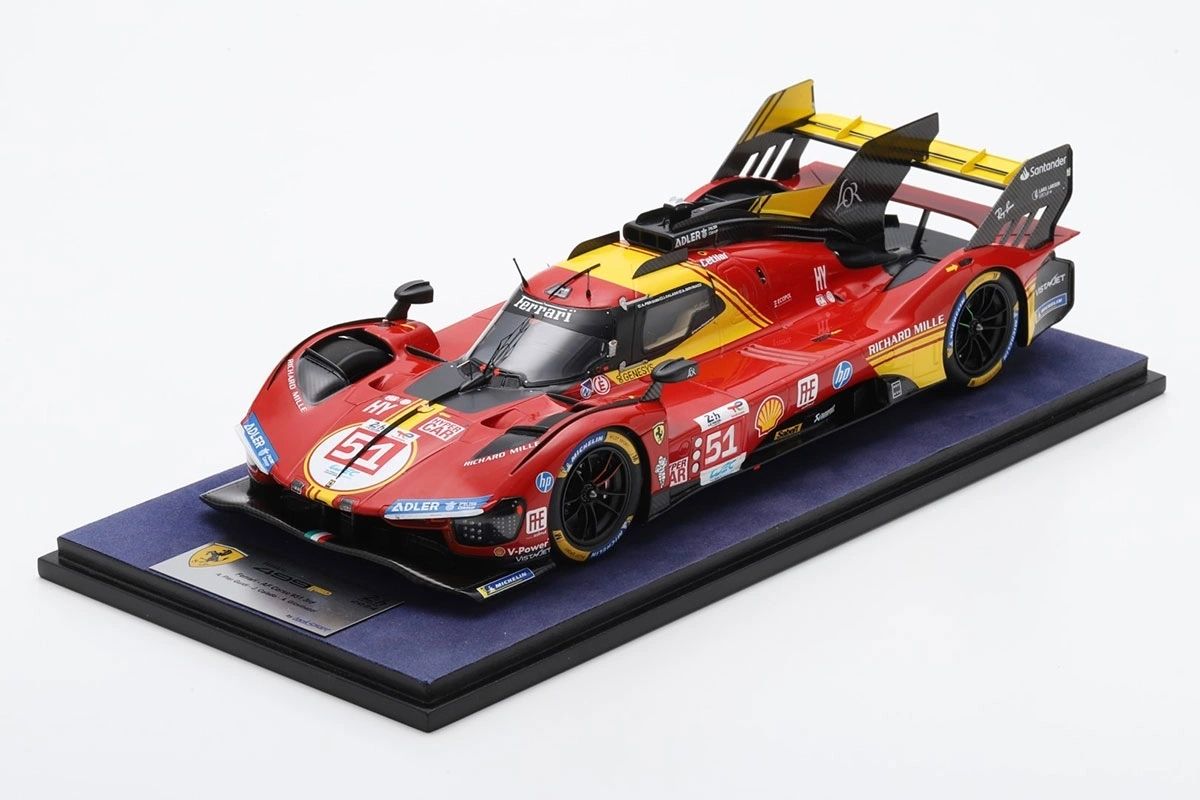 LOOKSMART 1:18 - Ferrari 499P AF Corse 3rd place Le Mans 2024 #51 PierGuidi-Calado-Giovinazzi