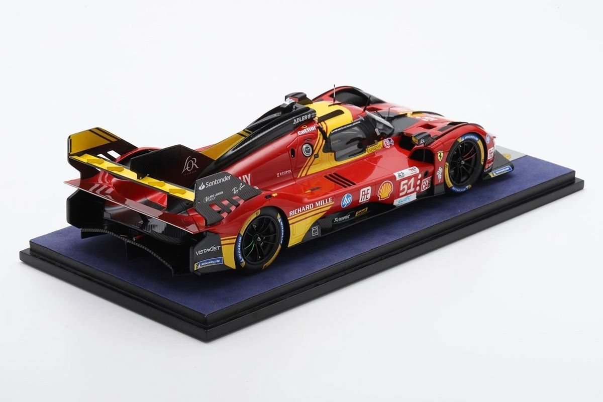 LOOKSMART 1:18 - Ferrari 499P AF Corse 3rd place Le Mans 2024 #51 PierGuidi-Calado-Giovinazzi