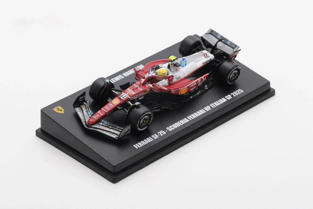 LOOKSMART 1:64 - Ferrari SF-25 Italy GP 2025 – Lewis Hamilton
