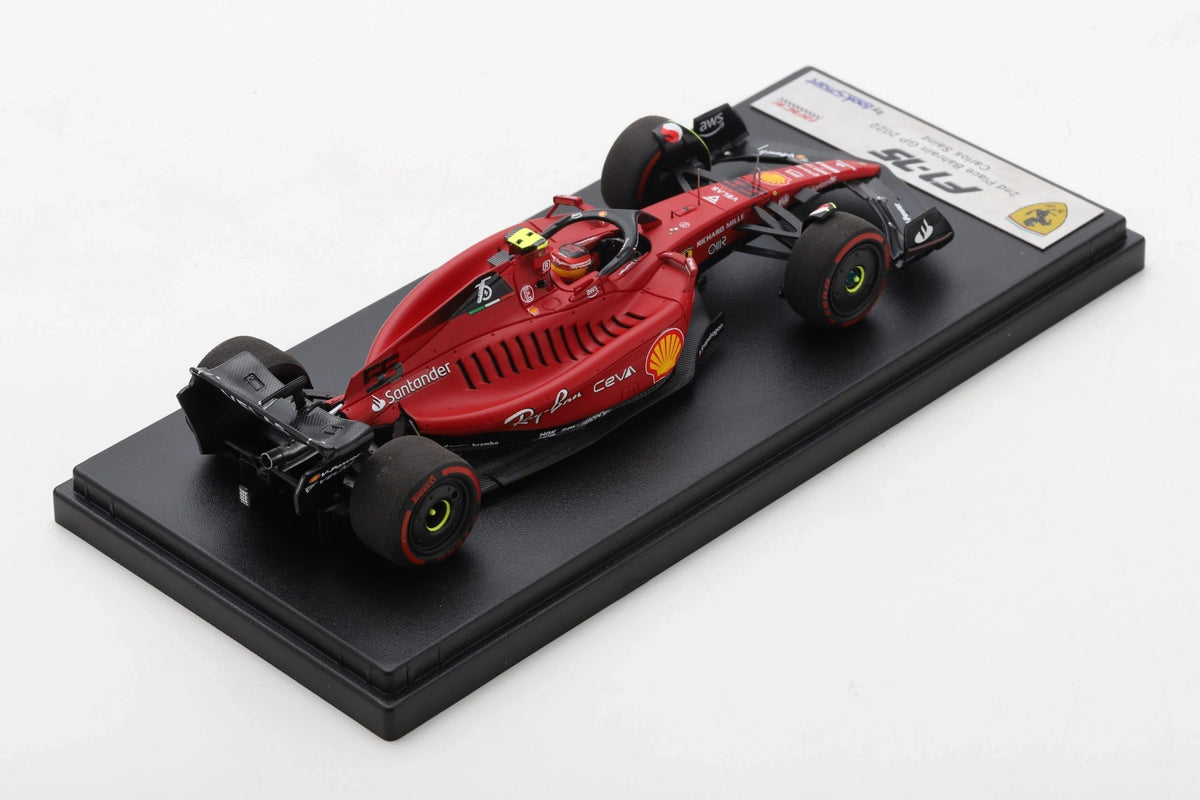 LOOKSMART 1:43 - Ferrari F1-75 Bahrain GP 2022 Carlos Sainz 2nd Place