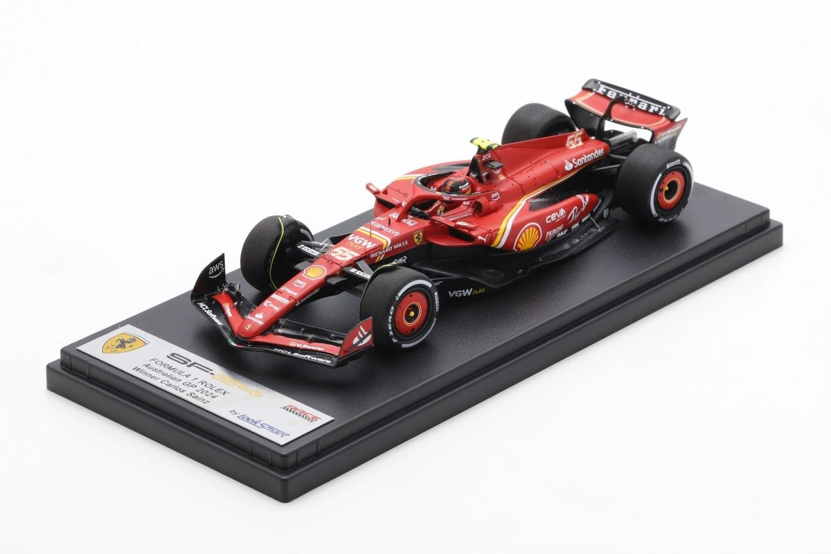 LOOKSMART 1:43 - Ferrari SF-24 #55 GP Australia 2024 WINNER Carlos Sainz Jr.