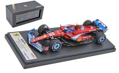 LOOKSMART 1:43 - Ferrari SF-24 #55 GP Miami 2024 5th place Sainz jr.