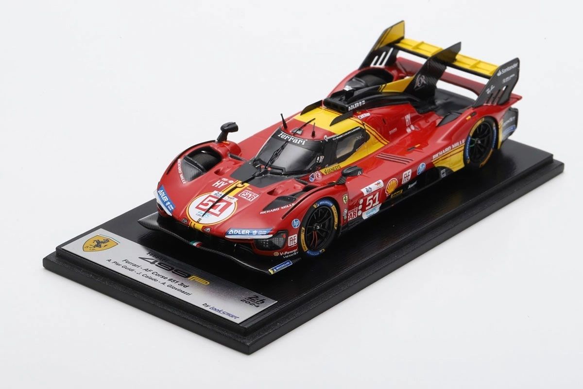 LOOKSMART 1:43 - Ferrari 499P AF Corse #51 24h Le Mans 2024 3*place Pierguidi-Calado-Giovinazzi