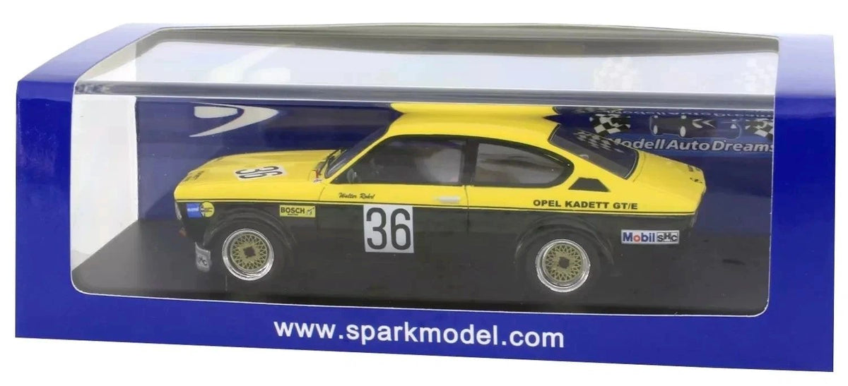 SPARK 1:43 MAD012 - OPEL Kadett C GT/E DRM #36 Walter Röhrl Diepholz 1976