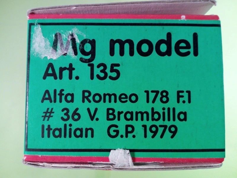 1-43 Alfa Romeo 178 F1 Italy GP '79 Monza #36 V.Brambilla Kit to built