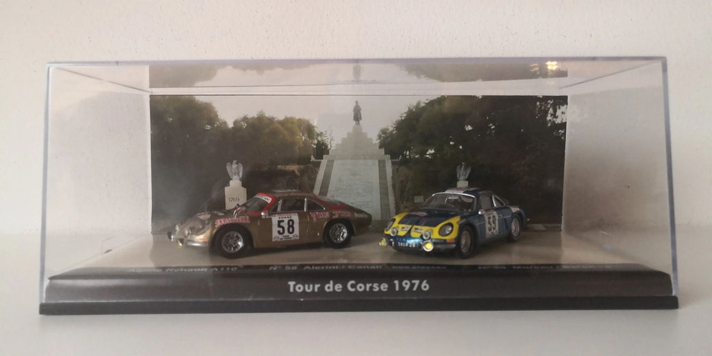 TROFEU 1:43 TDC02 - 2 car-set Alpine A110 1600S Tour de Corse 1976