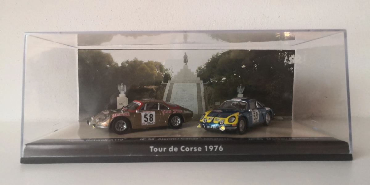 TROFEU 1:43 TDC02 - 2 car-set Alpine A110 1600S Tour de Corse 1976