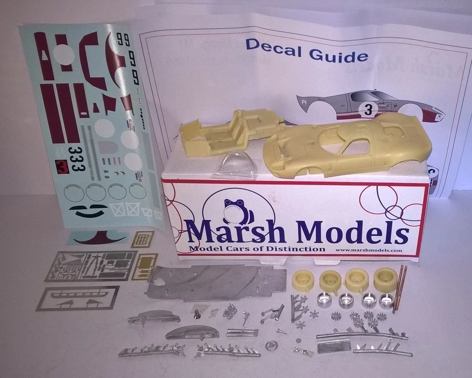 Marsh Models 1:43 - Mirage Ford M1 MALCOM GUTHRIE 1969 #3-6 Resin metal kit to built