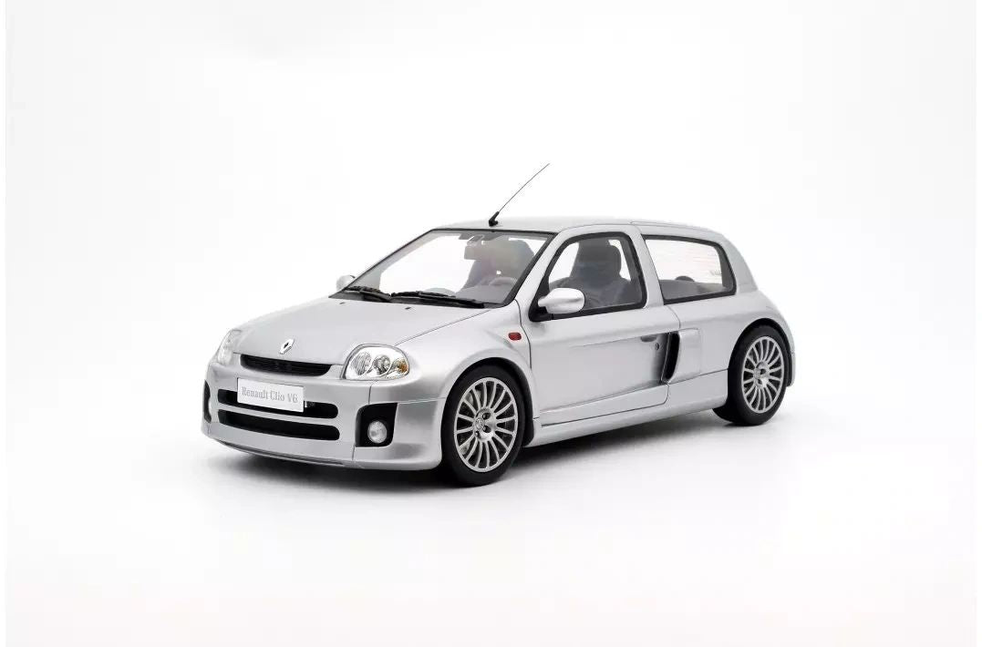 OTTOMOBILE 1:18 - Renault Clio V6 Ph.1 Silver 2001- OT1034