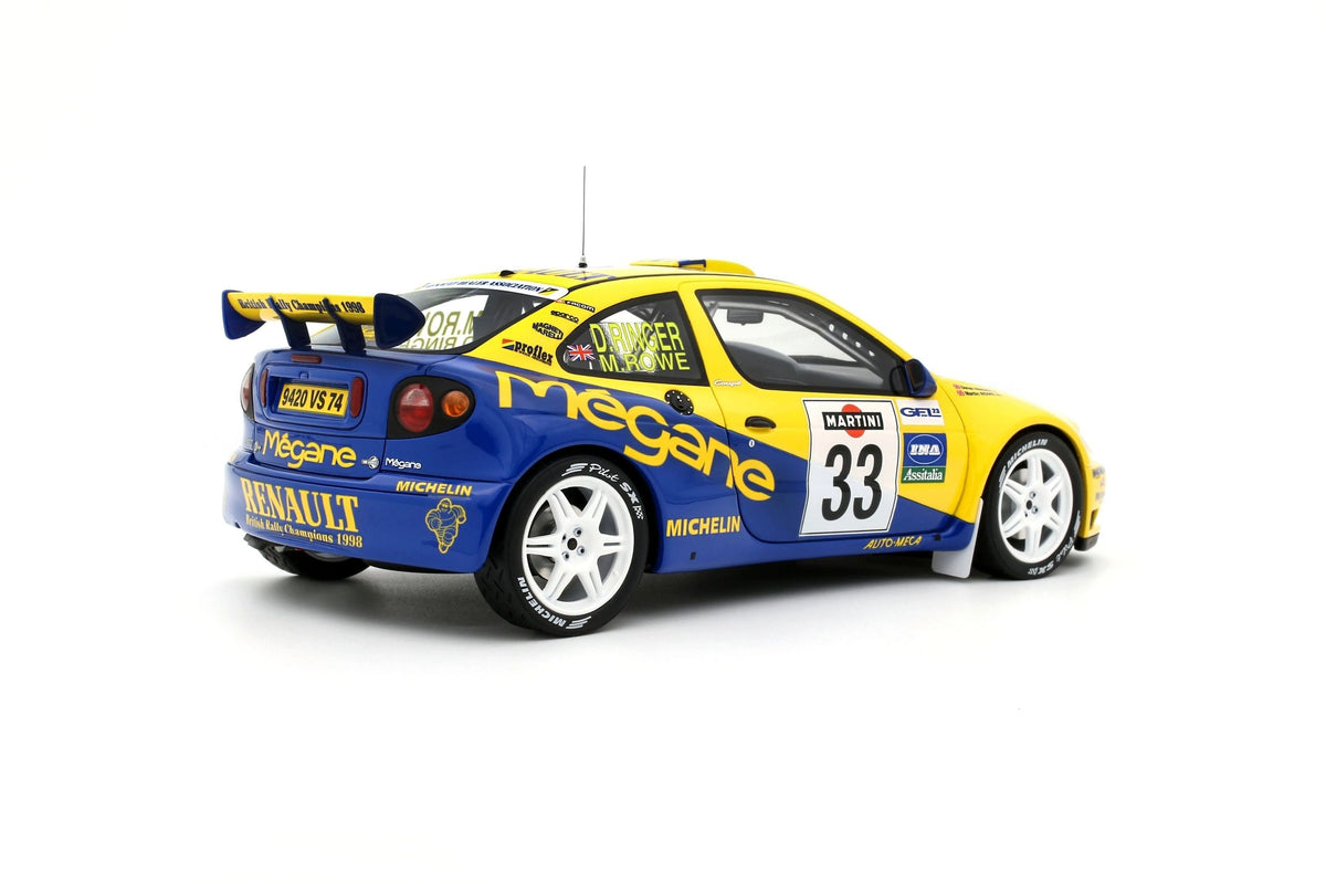 OTTOMOBILE 1:18 - Renault Megane Maxi Kitcar Rally Sanremo 1998 Rowe