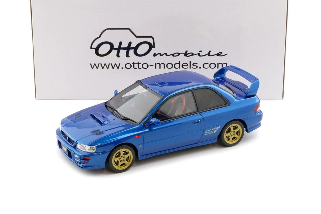 OTTOMOBILE 1:18 - Subaru Impreza WRX TypeR Sti V-Limited Sonic Blue 1999