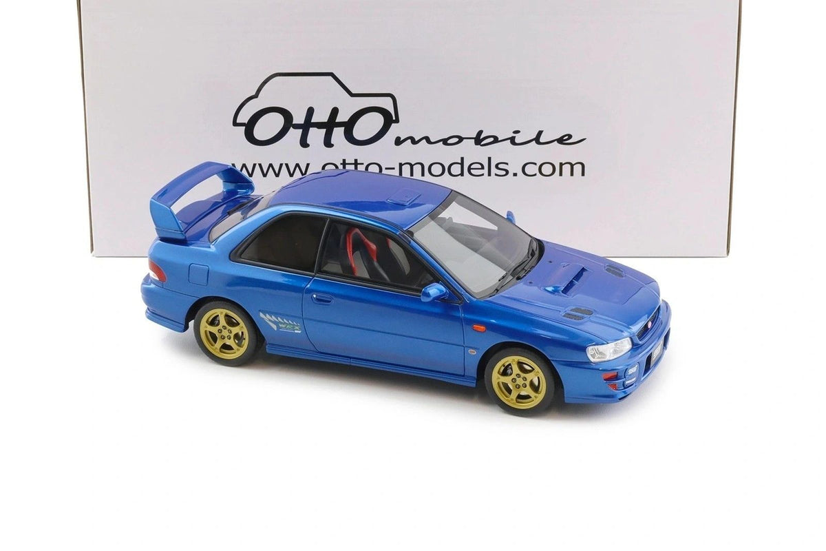 OTTOMOBILE 1:18 - Subaru Impreza WRX TypeR Sti V-Limited Sonic Blue 1999