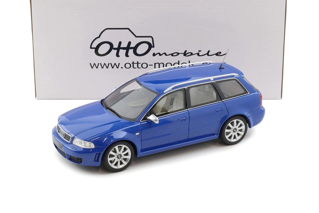 OTTOMOBILE 1:18 - Audi RS4 (B5) 2000 Nogaro Blue