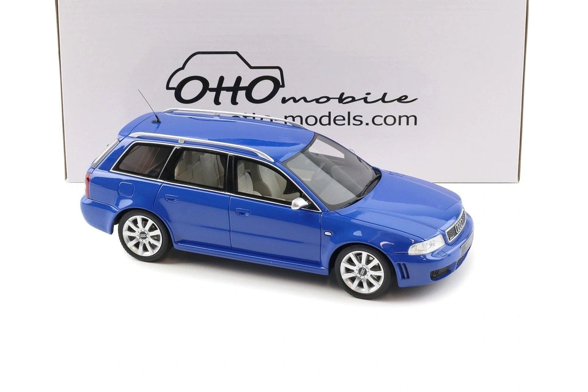 OTTOMOBILE 1:18 - Audi RS4 (B5) 2000 Nogaro Blue