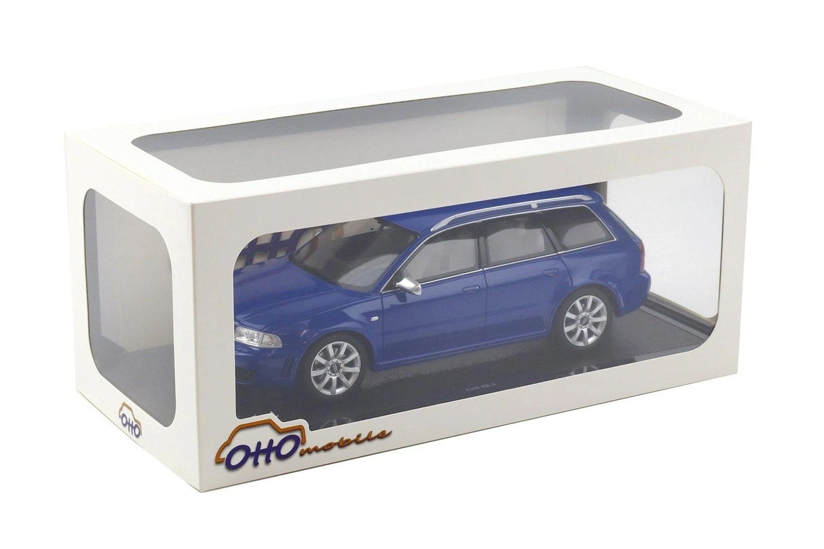 OTTOMOBILE 1:18 - Audi RS4 (B5) 2000 Nogaro Blue