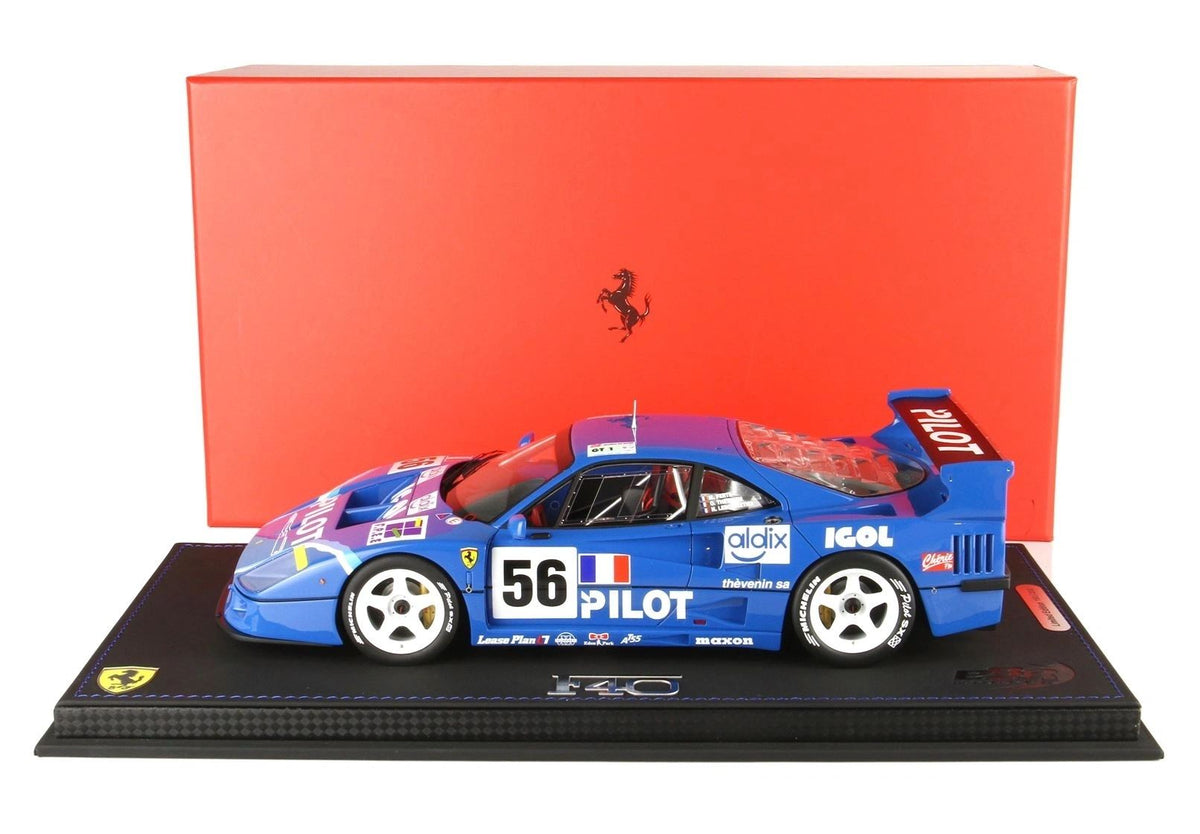 BBR - 1:18 - FERRARI F40 LM Team Pilot Racing 24h Le Mans 1996 #56