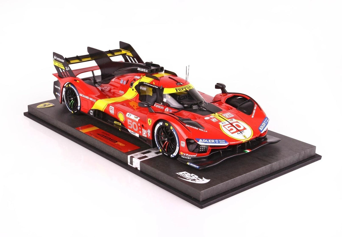 BBR - 1:18 - Ferrari 499P Pole position Le Mans 2023 Car N.50 Fuoco-Molina-Nielsen