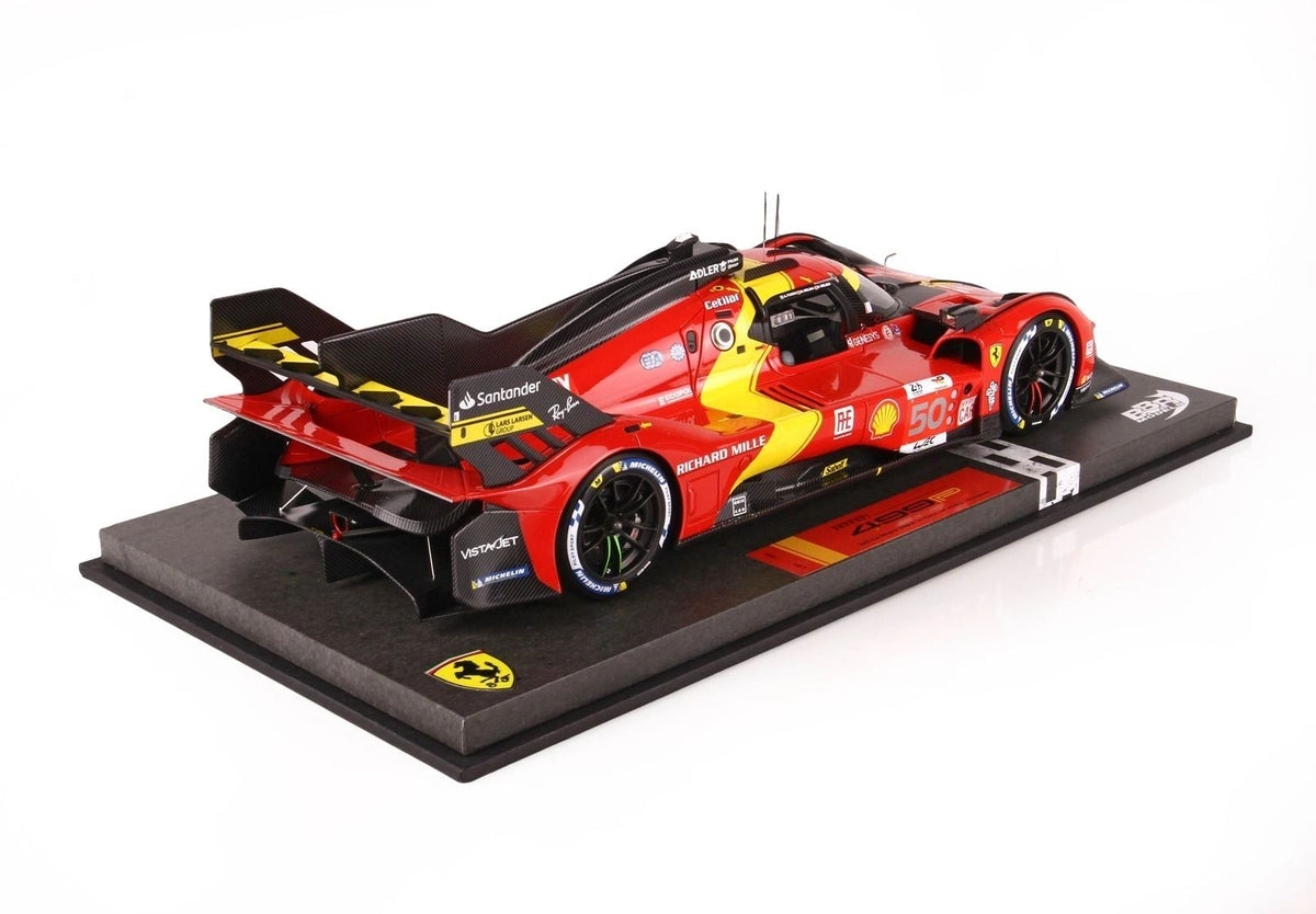 BBR - 1:18 - Ferrari 499P Pole position Le Mans 2023 Car N.50 Fuoco-Molina-Nielsen