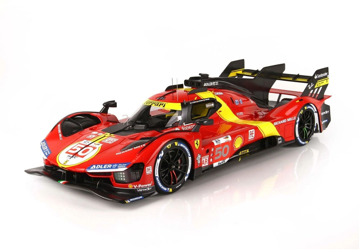 BBR - 1:18 - Ferrari 499P Pole position Le Mans 2023 Car N.50 Fuoco-Molina-Nielsen