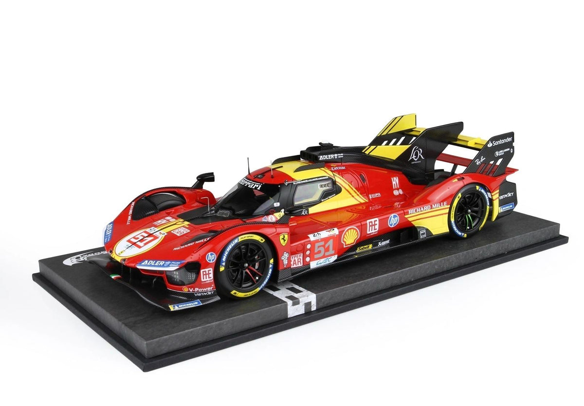 **PRE-ORDER** BBR - 1:18 - Ferrari 499P Car N. 51 - 3rd Le Mans 2024 PierGuidi-Giovinazzi-Calado