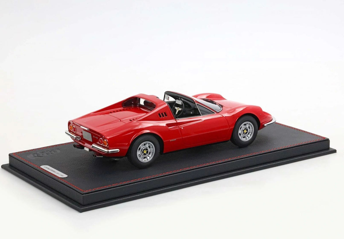 BBR - 1:18 - Ferrari Dino 246 GTS 1972 Geneve Show 1972 Rosso Corsa 322