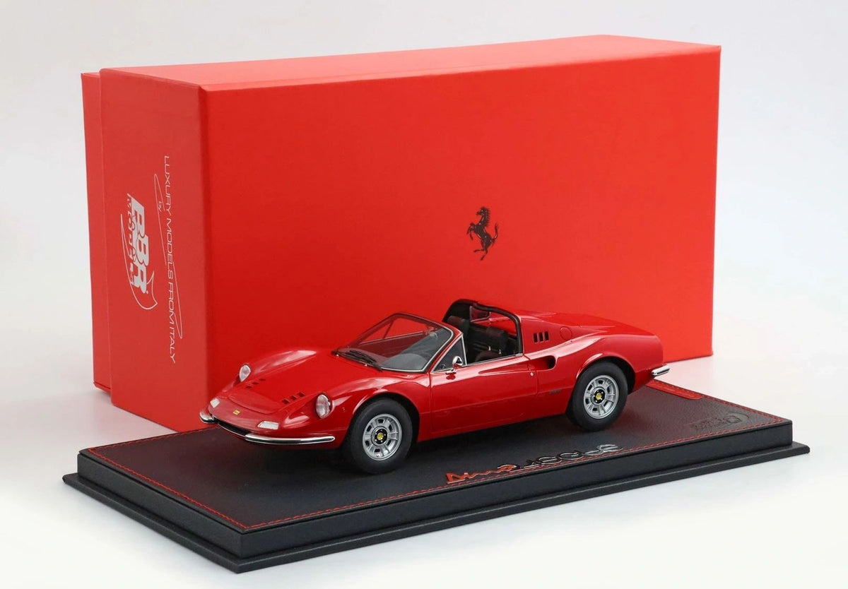 BBR - 1:18 - Ferrari Dino 246 GTS 1972 Geneve Show 1972 Rosso Corsa 322