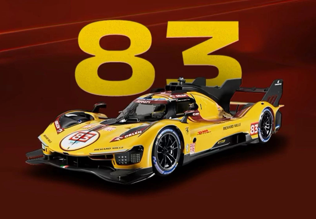 BBR 1:18 - Ferrari 499P #83 - WINNER Le Mans 2025 Kubica-Ye-Hanson