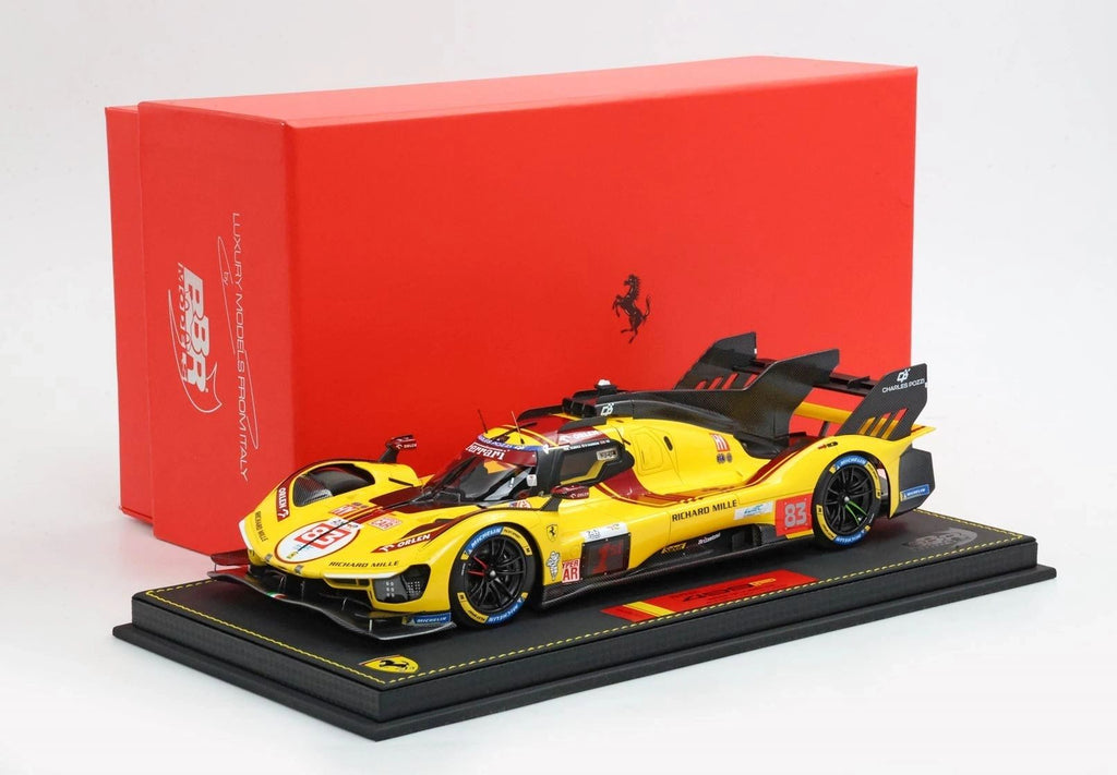 BBR 1:18 - Ferrari 499P #83 - WINNER Le Mans 2025 Kubica-Ye-Hanson