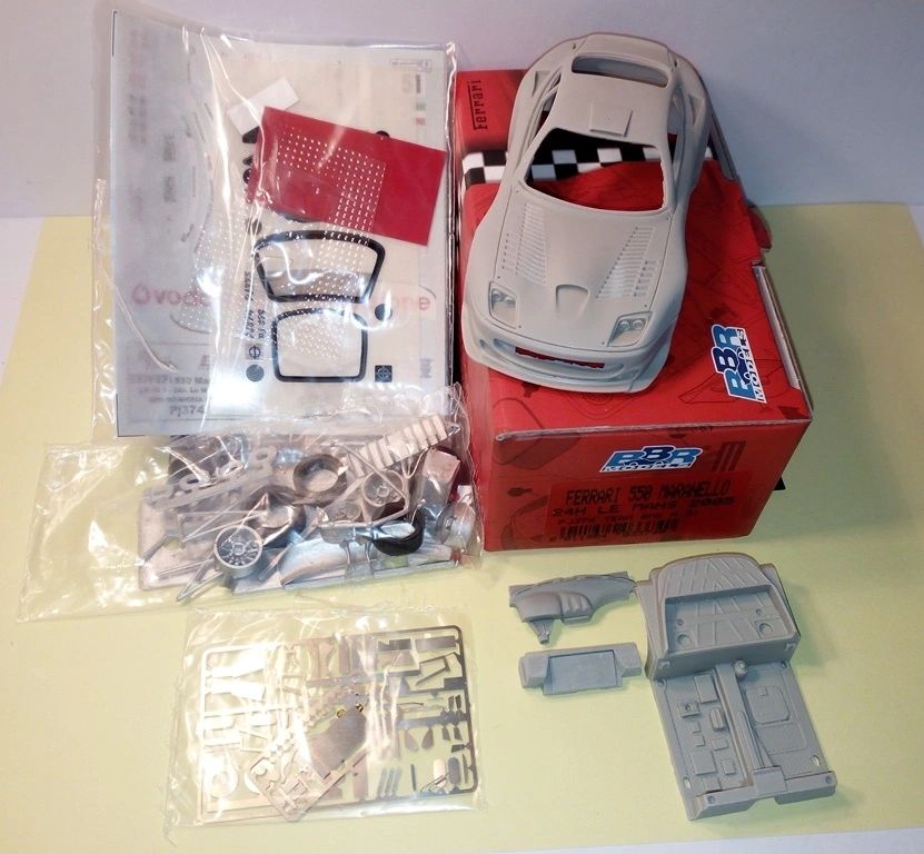 BBR 1:43 - Ferrari 550 Maranello BMS ITALIA Le mans 2005 #51 Resin metal kit to built