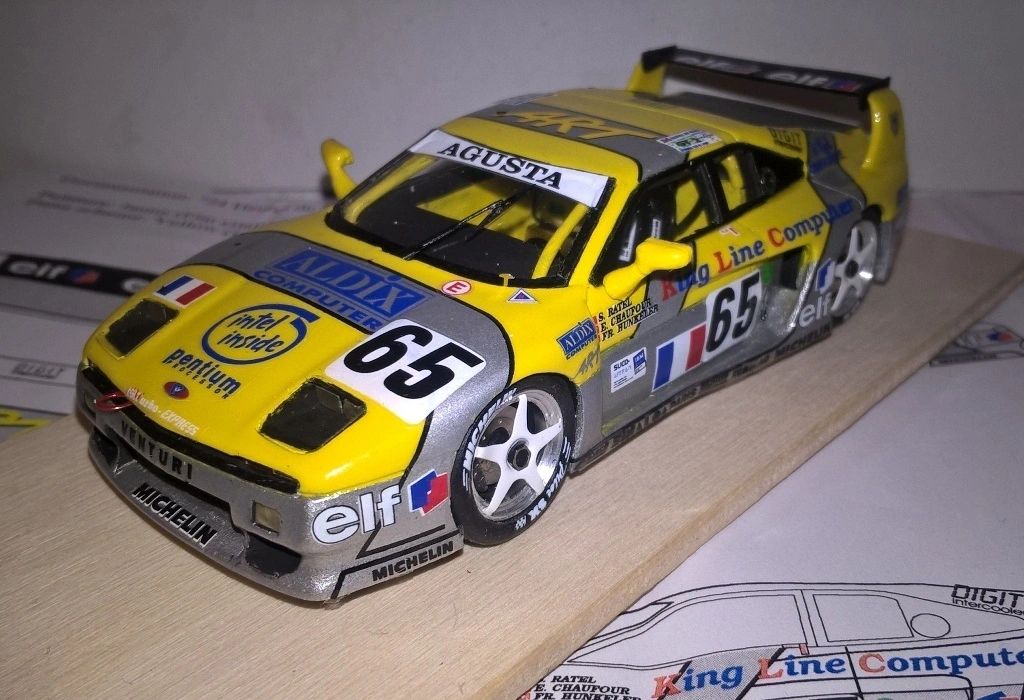 Renaissance 1:43 - Venturi Renault 400/GTR 24h Le Mans '94 #65 Built by KIT