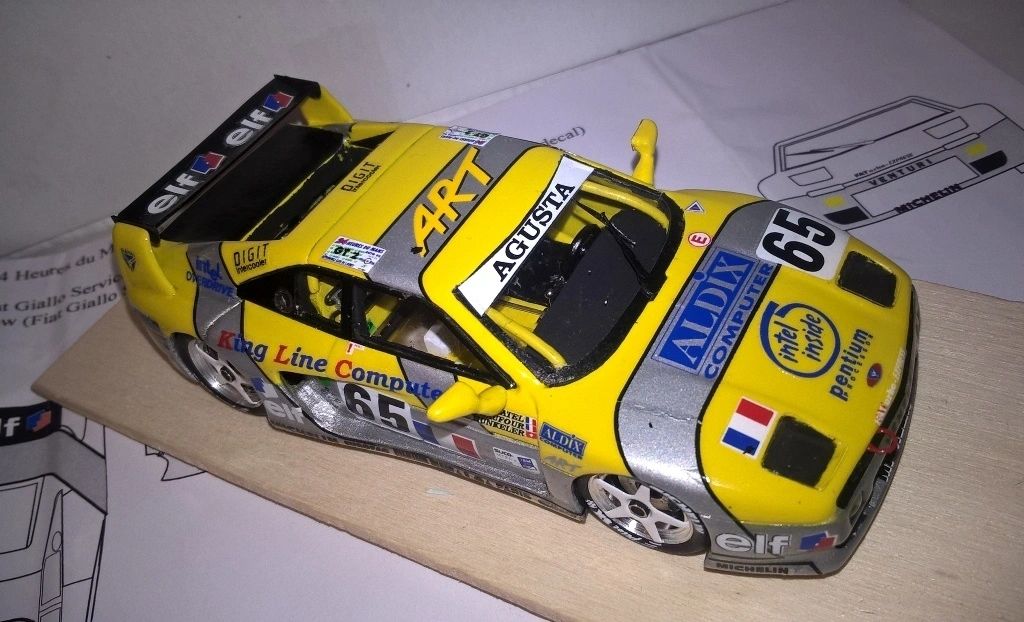 Renaissance 1:43 - Venturi Renault 400/GTR 24h Le Mans '94 #65 Built by KIT