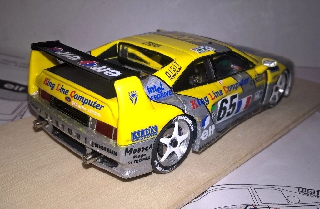 Renaissance 1:43 - Venturi Renault 400/GTR 24h Le Mans '94 #65 Built by KIT