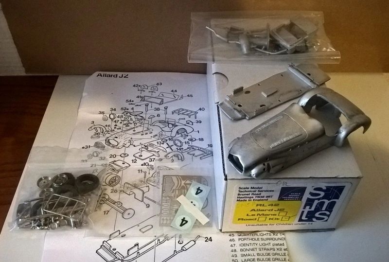 SMTS 1:43 - Allard Cadillac JS2 Le Mans '50 #4 Metal KIT to built