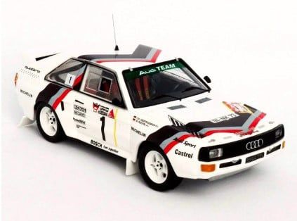 TROFEU 1:43 Audi Sport Quattro 1st Stadte-Rally 84 Röhrl-Geistdörfer