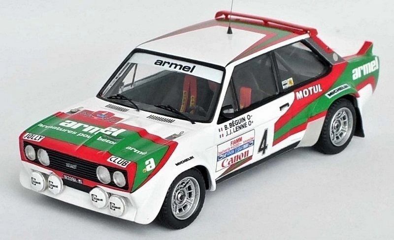 TROFEU 1:43 RRIT11 - FIAT 131 ABARTH Armel Rally Elba 1981 Bèguin Ltd. 150pz