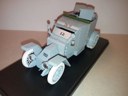ESDO 1:43 - Renault Ty.ED Automitrailleuse vehicule 1915 Factory handbuilt Resin metal Kit